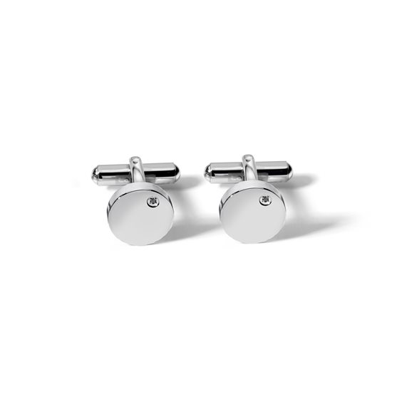 Manschettenknöpfe Comete Herr Gemelli in Stahl Diamante Black UGM101N - UGM101N